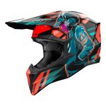 Casque cross airoh wraaap cyber orange gloss - xl