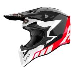 Casque cross airoh wraaap reloaded red gloss - 2xs