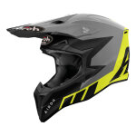 Casque cross airoh wraaap reloaded yellow matt - xs