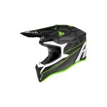 Casque cross airoh wraap mood vert / gris / blanc mat - xs Casque cross airoh wraap mood vert / gris / blanc mat - xs