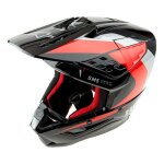 Casque cross alpinestars honda s - m5 black / red glossy ece 22. 06 - xs