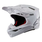 Casque cross alpinestars supertech s - m10 solid white glossy ece 22. 06 -