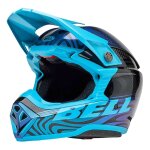 Casque cross bell moto - 10 spherical mips cortex gloss blue - l