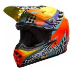 Casque cross bell moto - 9 mips tagger breakout orange / jaune - xs