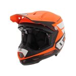 Casque cross enfant 6d atr - 2 y stripe orange mat - ym