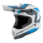 Casque cross enfant acerbis impact steel junior rouge / gris - s / 50