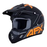 Casque cross enfant afx fx - 17ye noir / orange gris - ys