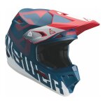 Casque cross enfant answer ar1 solid junior bleu / rouge / blanc - yl