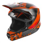 Casque cross enfant fly racing elite vigilant orange / noir - ys