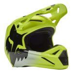 Casque cross enfant fox racing youth v1 shield yellow fluo - y - s