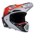 Casque cross enfant fox racing youth v3 streak white - y - s