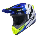 Casque cross enfant kenny track graphic speed neon blue - s Casque cross enfant kenny track graphic speed neon blue - s