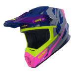 Casque cross enfant kenny track graphic speed purple pink - s Casque cross enfant kenny track graphic speed purple pink - s