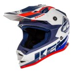 Casque cross enfant kenny track kid blanc / rouge - m