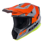 Casque cross enfant kenny track kid graphic grey / orange - s Casque cross enfant kenny track kid graphic grey / orange - s