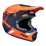 Casque cross enfant thor sector split orange / navy mat - s