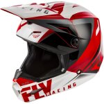 Casque cross fly racing elite vigilant rouge / noir / blanc - m