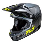 Casque cross fly racing formula s carbon protocol carbone / gris / jaune f