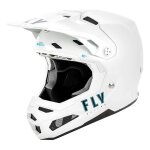 Casque cross fly racing formula s carbon solid blanc - s