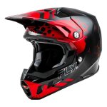 Casque cross fly racing formula cc tektonic noir / rouge / orange - xl