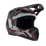 Casque cross fox racing v1 atlas grey / red - 2xl