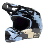 Casque cross fox racing v1 digi image light slate - xs