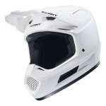 Casque cross kenny performance solid white shinny - s