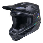 Casque cross kenny titanium carbone carbon matt holographic - s