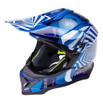 Casque cross nolan n53 riddler bleu sapphire (ece 22. 05) - s