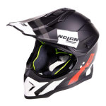 Casque cross nolan n53 sparkler noir mat / blanc (ece 22. 05) - s