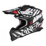 Casque cross o'neal 2srs glitch v. 23 noir / blanc - m
