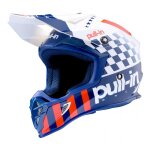 Casque cross pull - in master patriot blanc / bleu / rouge - xs