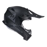 Casque cross pull - in solid noir - xs
