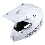 Casque cross scorpion vx - 16 evo air solid blanc - xs
