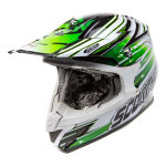 Casque cross scorpion vx - 20 air star trooper noir blanc vert - m Casque cross scorpion vx - 20 air star trooper noir blanc vert - m