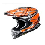Casque cross shoei vfx - wr glaive orange / gris - m