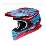 Casque cross shoei vfx - wr glaive rouge / bleu - xs