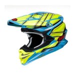 Casque cross shoei vfx - wr glaive vert / bleu - xs