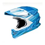 Casque cross shoei vfx - wr zinger bleu / blanc - xs