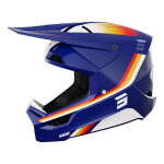 Casque cross shot furious aim blue glossy - s