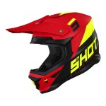 Casque cross shot furious chase rouge / jaune fluo / noir mat - xl Casque cross shot furious chase rouge / jaune fluo / noir mat - xl