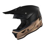 Casque cross shot furious draw 3. 0 noir / bronze mat - 2xl