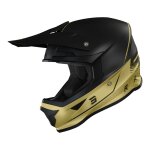 Casque cross shot furious draw 3. 0 noir / or mat - l
