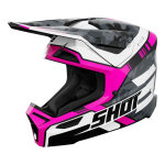 Casque cross shot furious dust flash pink glossy - l