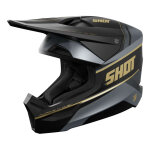 Casque cross shot furious dust gold matt - xs