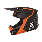 Casque cross shot furious reflex orange mat - l
