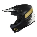 Casque cross shot furious roll noir / or mat - l