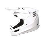 Casque cross shot furious solid blanc - m