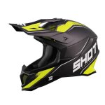 Casque cross shot lite prism noir / jaune fluo mat (ece 22. 05) - 2xl
