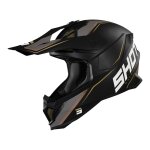 Casque cross shot lite prism noir / or mat (ece 22. 05) - xs